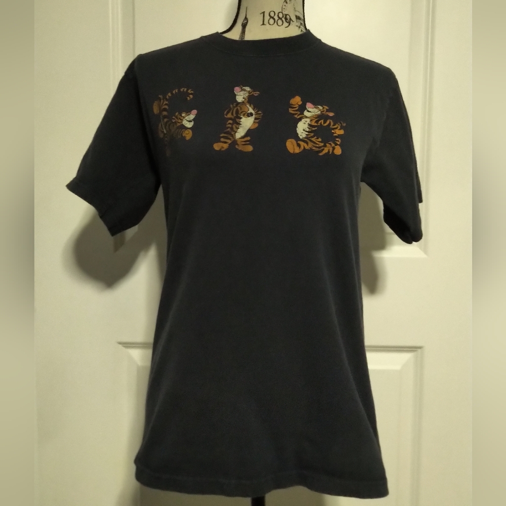 Disney Navy Blue Tee with Tigger Graphic